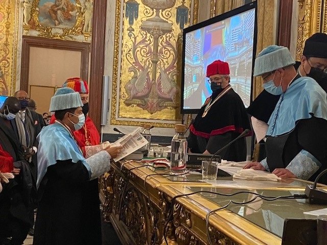Carlos Midence, Doctor Honoris Causa Global, Benito Pablo Juárez García