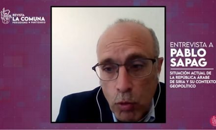 “Hoy en Siria la gran preocupación es socioeconómica”