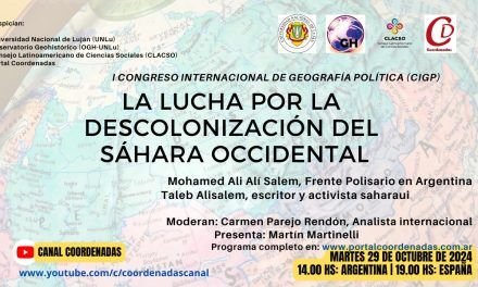 Coloquio: La lucha por la descolonización del Sáhara Occidental